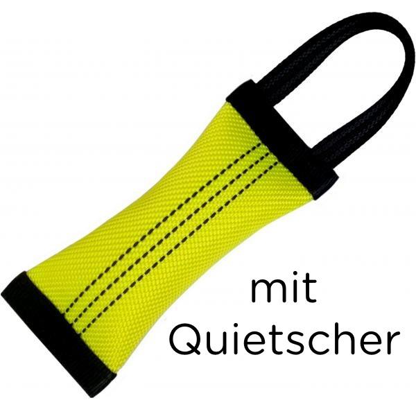 Beißwurst Deluxe gelb mit Quietscher